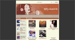 Desktop Screenshot of mp3league.net