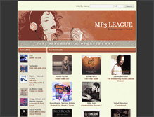 Tablet Screenshot of mp3league.net